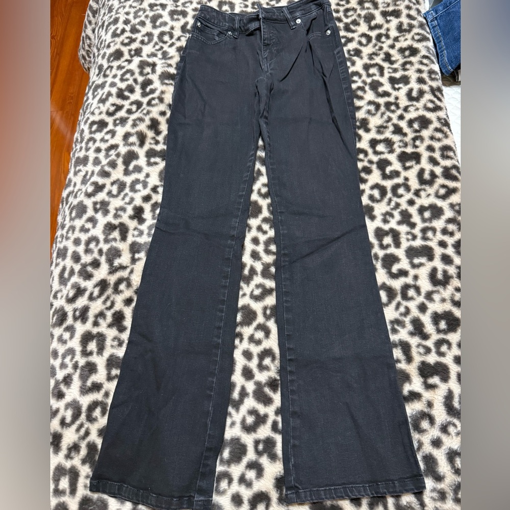 INC International Concepts Women's Black Bootcut Jeans